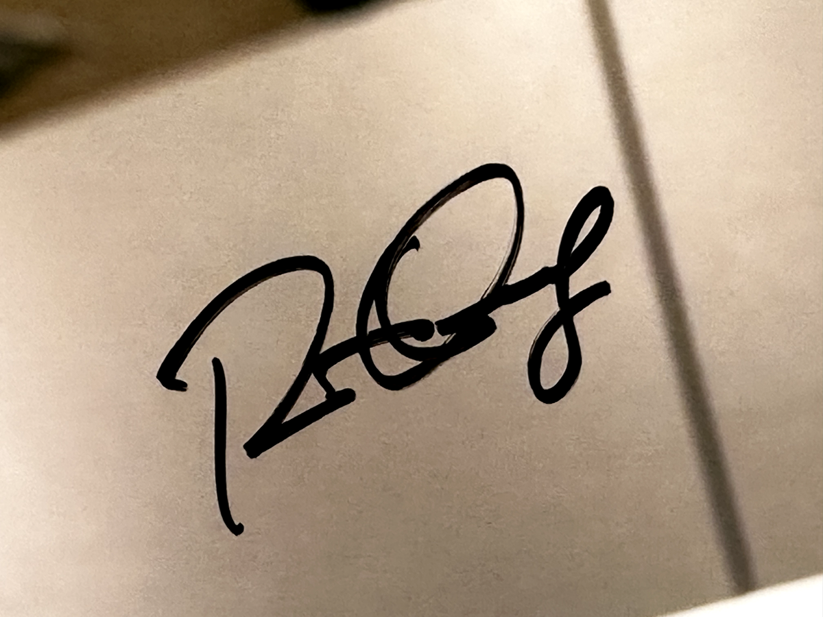 Robert Downey Jr. サイン 証明書付き ROBERT DOWNEY JR SIGNED FULL SIGNATURE AUTOGRAPH BOOK COOL