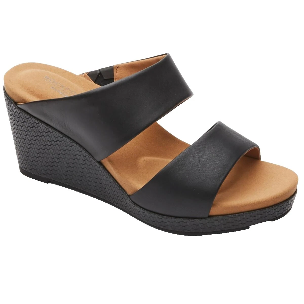Sandalias negras Rockport para Mujeres