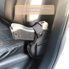 Tactical IWB OWB Pistol Holster Concealed Carry Vehicle Mount Car Truck Holster