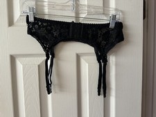     Black Lace Garter Size Size L Lingerie    