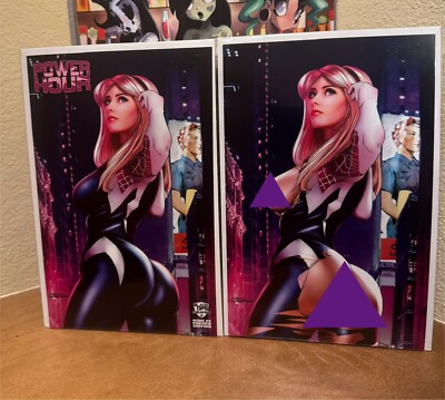 POWER HOUR #2 SPIDER-GWEN 2 Book Set by Fernando Rocha NM Rare