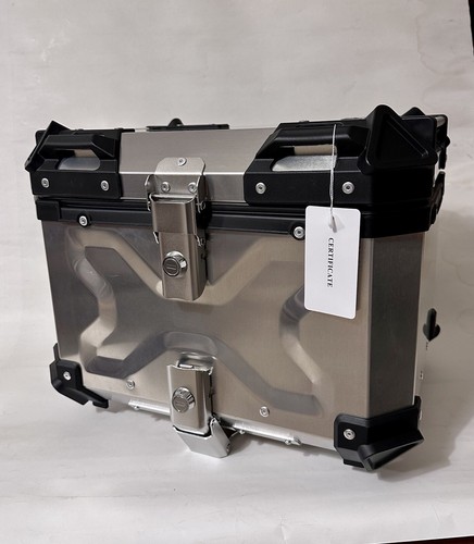 Top Case Bauletto 45 LT in alluminio Naturale Con Schienale In Gomma - Afbeelding 8 van 8
