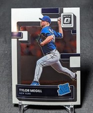 Tylor Megill Base Rated Rookie RC 2022 Donruss Optic Card #60 New York Mets
