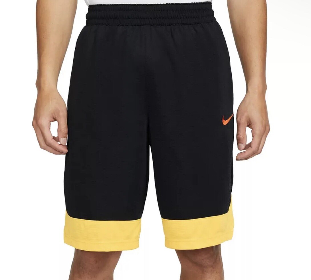 Nike Icon Shorts Basketball Black Sulfur Large DriFit AJ3914017 Nike