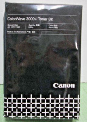 New Sealed 1070111907 Canon Colorwave 3000+ Black Toner PEARLS  Fast Free Ship