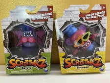 Set of 2 - Scritterz Interactive Mini Monsters-Touch and Sound Reactive-NEW