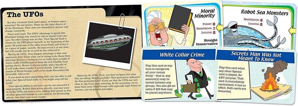 Steve Jackson Games Illuminati Game Of Conspiracy Second Edition Card Strategy - Image 4 of 4