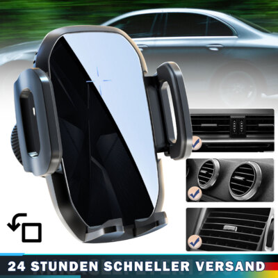 15W Wireless Autohalterung KFZ Handy Halterung mit Induktive Ladefunktion Clip