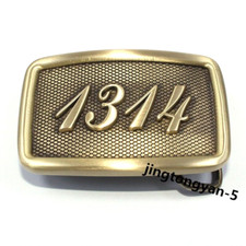 Solid Brass Belt Buckle Men's Pin Belt Buckles Fits For 1.5 inches Belt