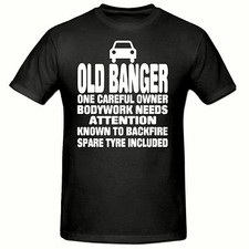 Old Banger Car Men's T-Shirt,, Tee Shirt, Grumpy Dad, Fathers Day Party