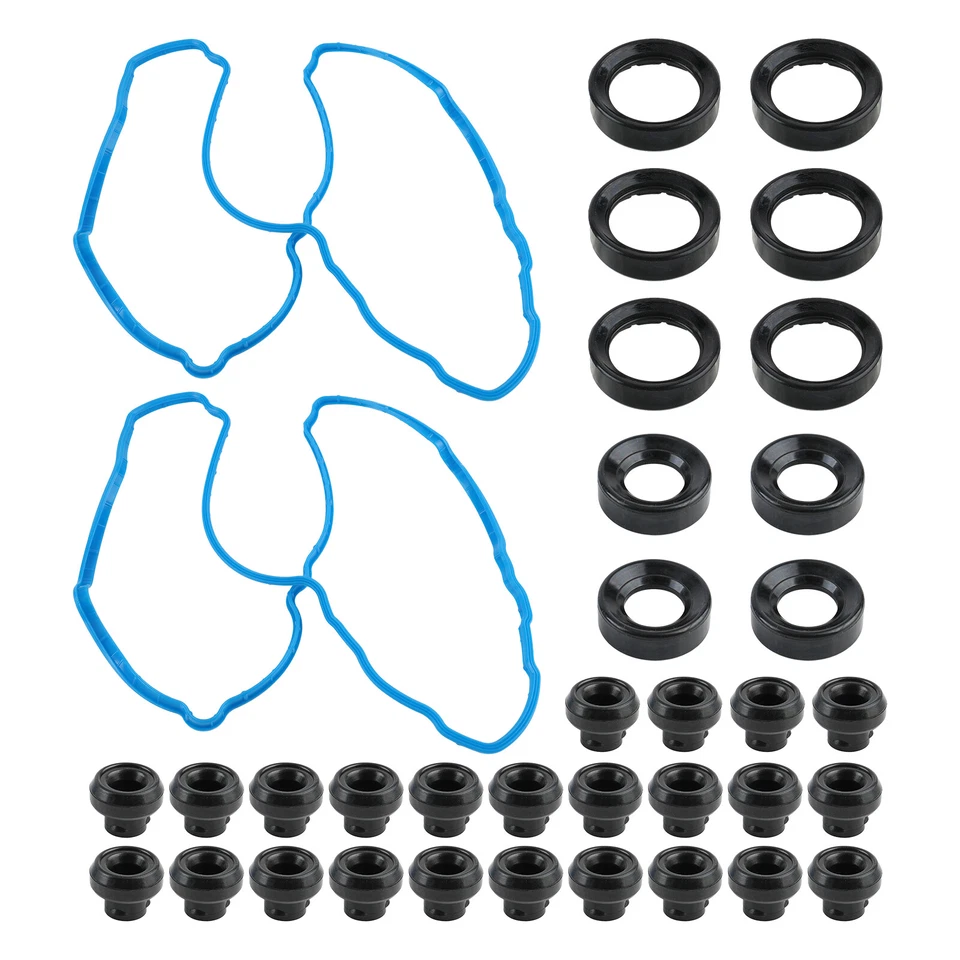 Juego de ojales de juntas de cubierta de válvula para Lincoln MKS MKZ 2013-2016 3,7 L V6 DOHC Foto 3 de 4