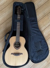 Lag Travel-rce Tramontane Electro Travel Guitar - Red Cedar - Case Included
