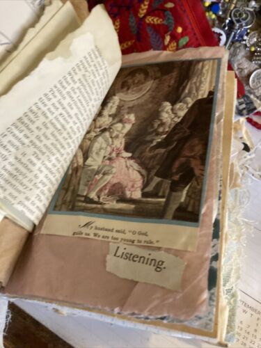 Junk Journal Primitive, Victorian Lady, Grungy Tea Towel -HOLIDAY SPECIAL! - Picture 16 of 24