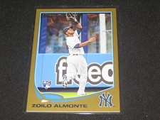 ZOILO ALMONTE YANKEES LEGEND TOPPS GENUINE AUTHENTIC BASEBALL CARD /2013 RARE
