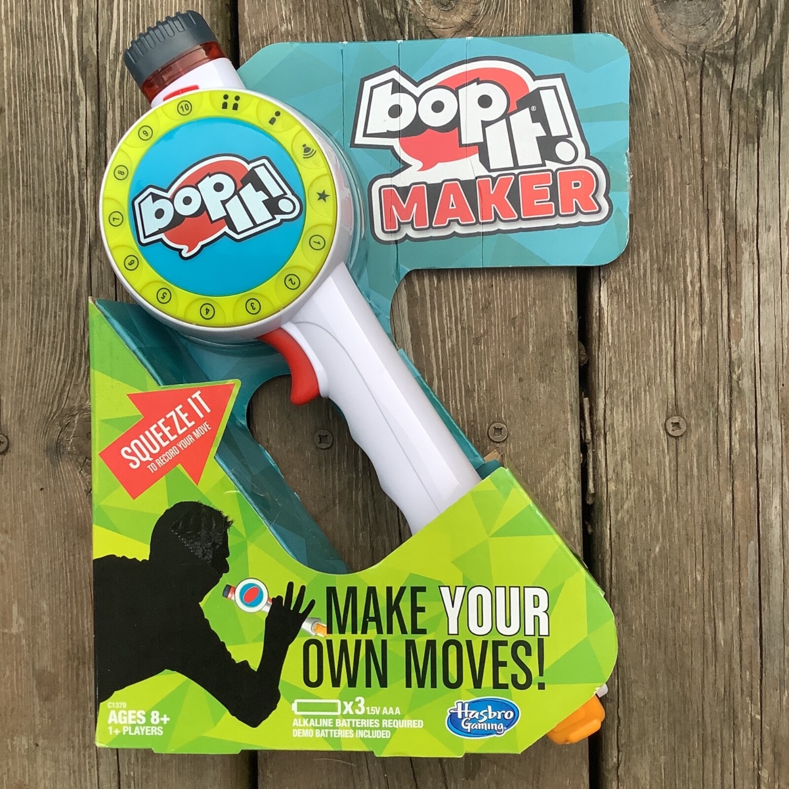 Bop It! Maker Game, Make Your Own Moves! Make & Save 10 Custom Moves