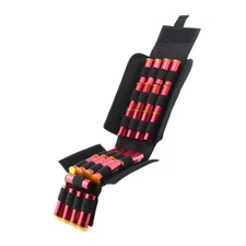 Tactical Shotgun Shell Holder Cartridge Ammo Carrier Pouch Storage Box for 12 GA