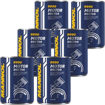 6x 300ml MANNOL MOTOR DOKTOR ADDITIV MOTORÖL ANTIVERSCHLEIß MOTOR-ÖL