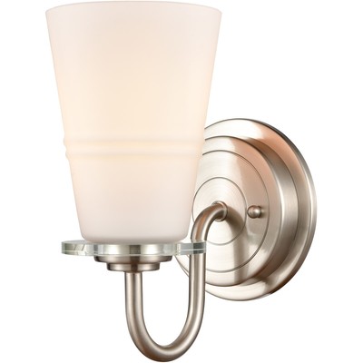Innovations Lighting 421-1W-SN-W-LED Scarlett Bathroom Vanity Light Satin Nickel