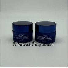 2 X Lotus Youth Preserve Face Cream Night Recover 7ml/0.23oz Each New No Box