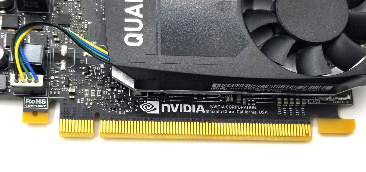 Gaming NVIDIA Quadro P1000 4GB GDDR5 GPU Low Profile Bracket 4x
