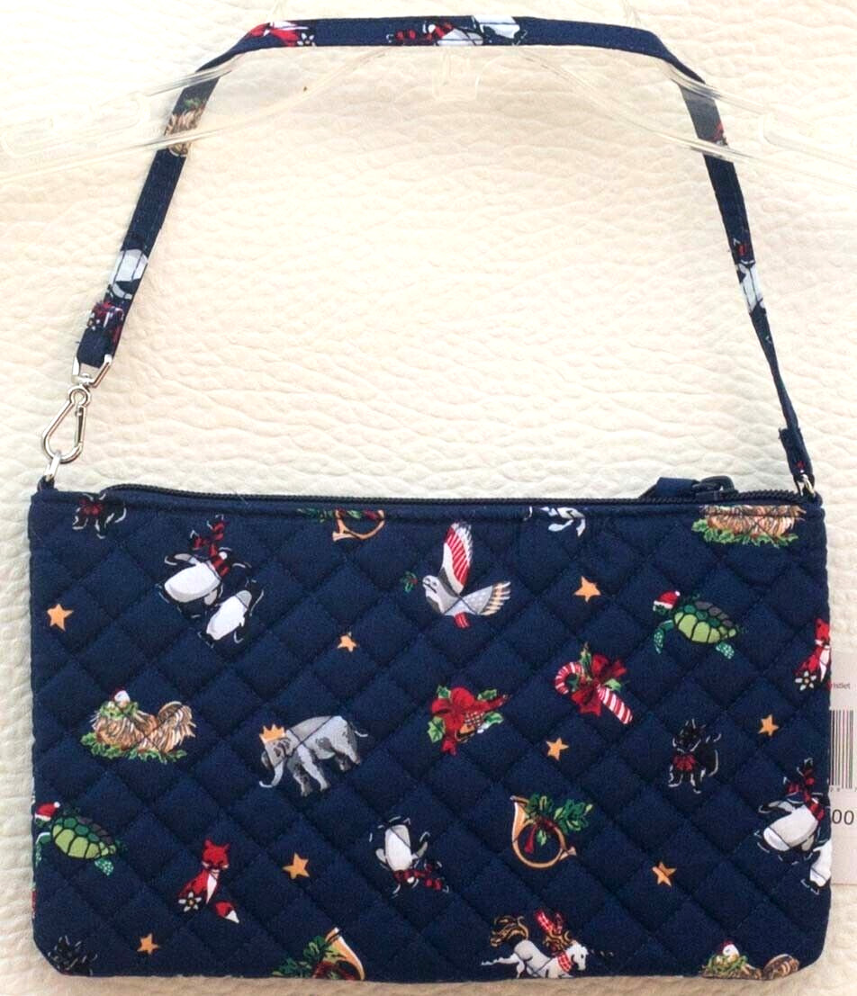 Vera Bradley RFID Convertible Wristlet in Snow Globe Motifs.  NWT