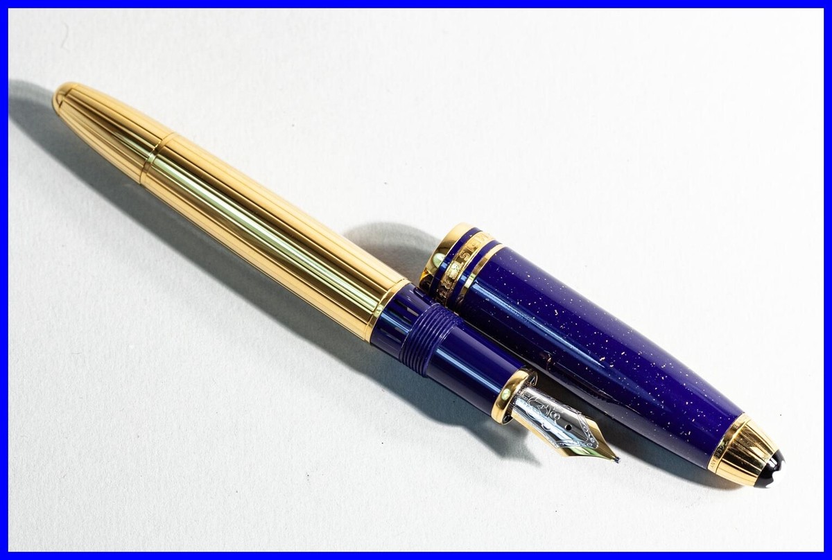 Lapis Lazuli 925 Silver Montblanc 146 Legrand Fountain Pen Ramses