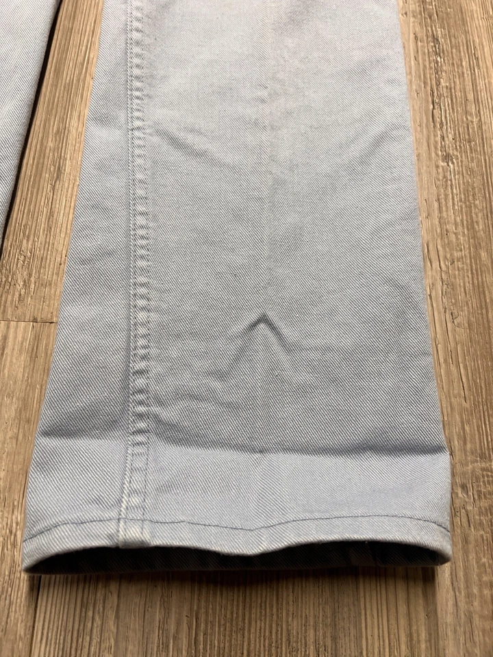 Jeans Levis 519 vintage años 70 80 garra cremallera lavado claro talla 33x32 lengüeta blanca denim Foto 3 de 4