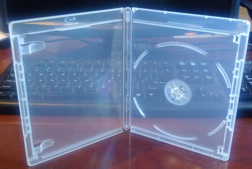 New 28 Pk CLEAR 12.5 mm VIVA ELITE Blu-Ray Case Single 1 Disc Storage Holder 