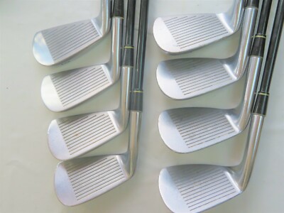 Gold PRGR DATA801 8Pcs Stiff Flex IRON SET JP Limited NWO | eBay