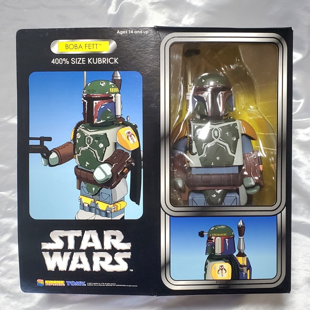 KAWS Star Wars Boba Fett Kubrick 400% Figure BE@RBRICK KAWS Star Wars Boba Fett Kubrick 400% Figure BE@RBRICK