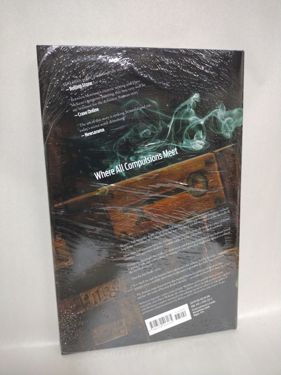 Batman Arkham Asylum Deluxe Edition DC HC Dave McKean Grant