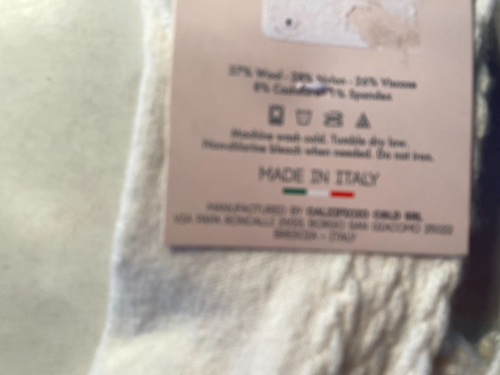 LEON D’ORO Italian Cashmere Wool Blend Socks Warm & Cosy UK 4 - 7 Brand New. - Picture 3 of 3