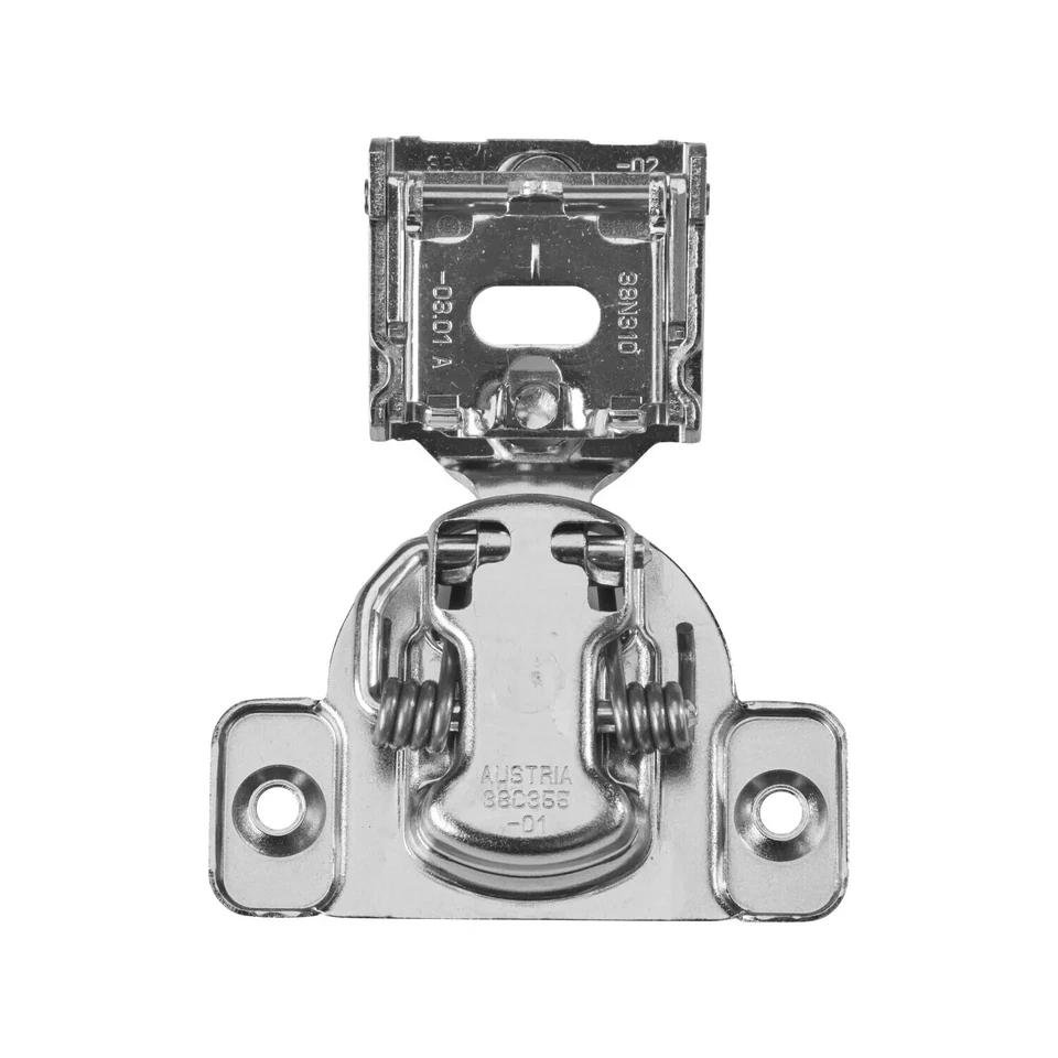 Paquete de 50 bisagras de gabinete Blum compactas 38N 1/2" superpuestas 38N355C.08 - atornilladas Foto 4 de 4