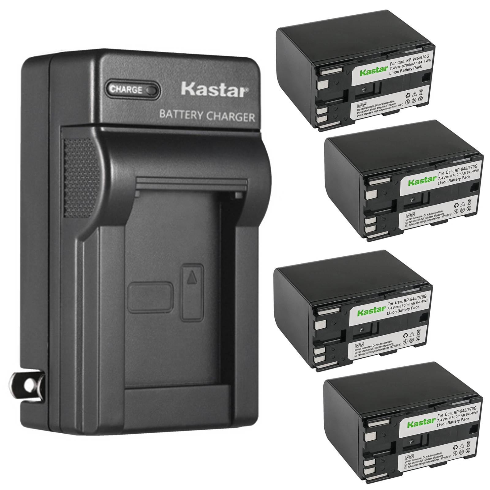 Kastar Battery Wall Charger for Canon BP970G BP945 & Canon HD XL1 XL