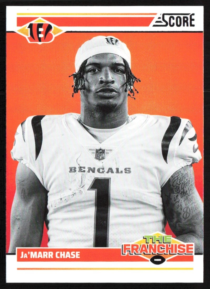 Jamarr Chase trading card