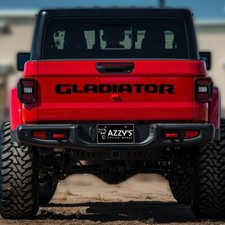 Jeep Gladiator Tailgate Emblem Kit Official Mopar Black - Usa Made