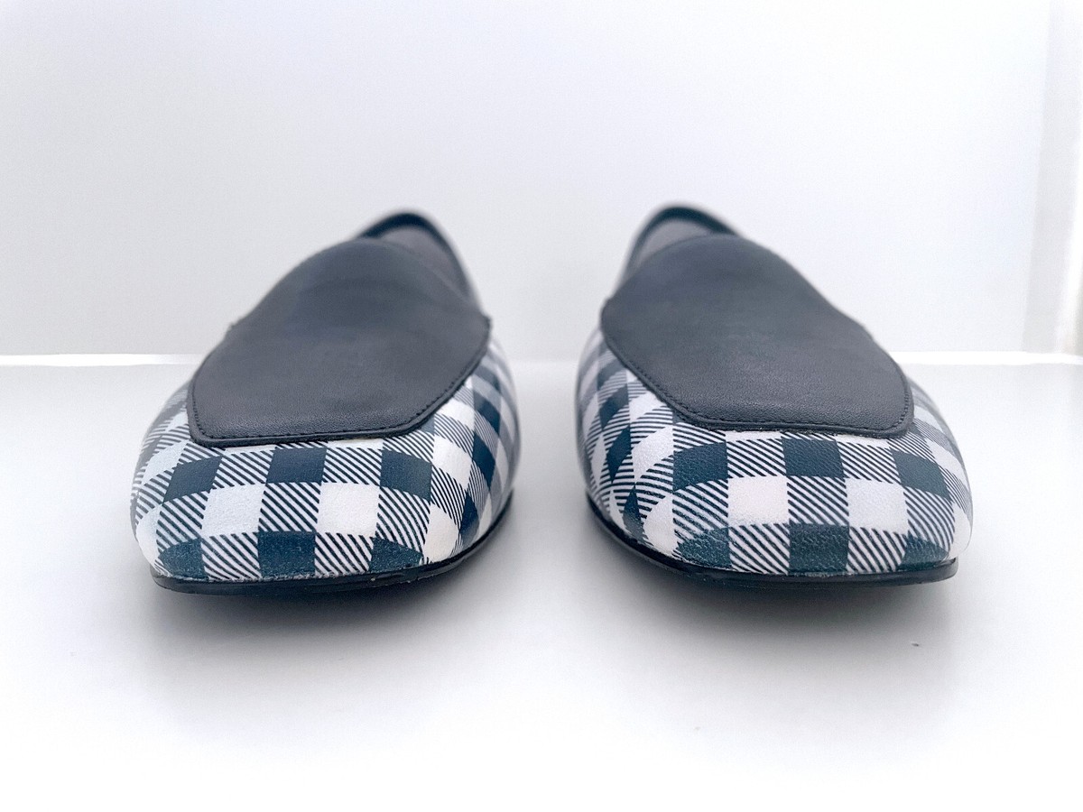 Donald Pliner Flat Slip On Loafer DeeDee Navy Calf Womans 9N  display picture 1
