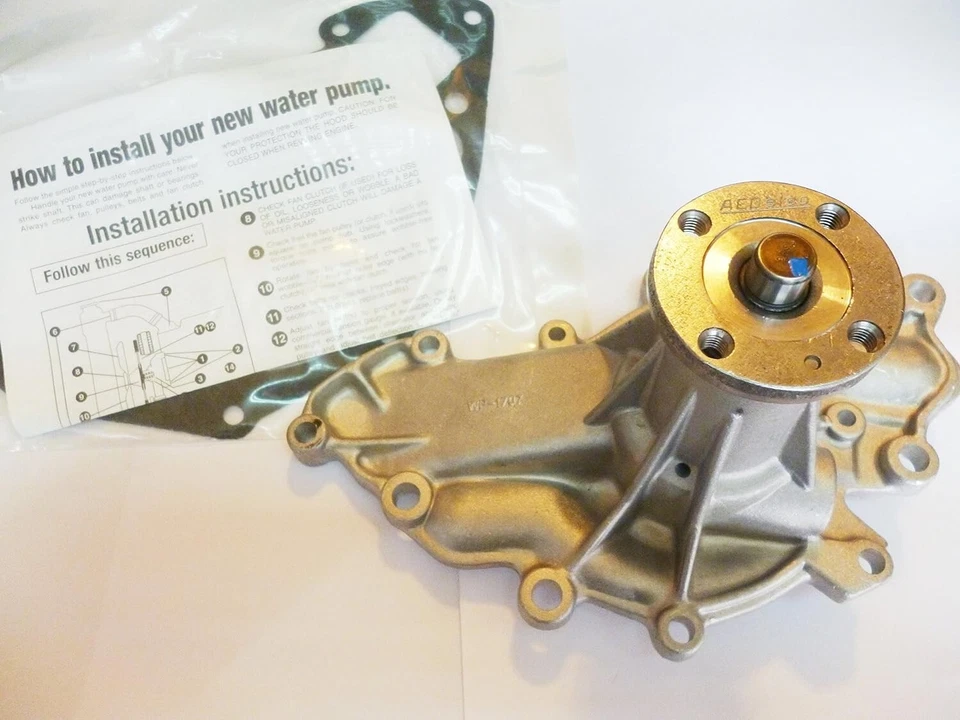 CHEVROLET CAMARO JEEP CHEROKEE WAGONER PONTIAC BOMBA DE AGUA CON JUNTA 82-86 OEM Foto 4 de 4