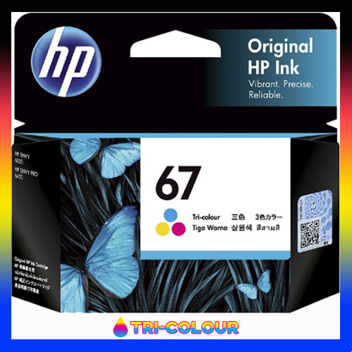 Genuine HP 67 Tricolour 3YM55AA Ink Cartridge HP Envy 6020 HP Envy Pro