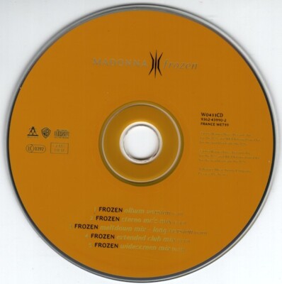Madonna - Frozen (CD, Single) | eBay