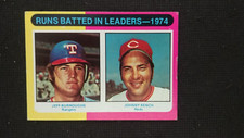 1975 Topps Baseball card # 308 RBI Leaders  (VERY GOOD CONDITION)