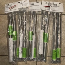 10Pc Corrugated Stainless Water Heater Supply Connector Hose Lines 3/4"FIP X 24"