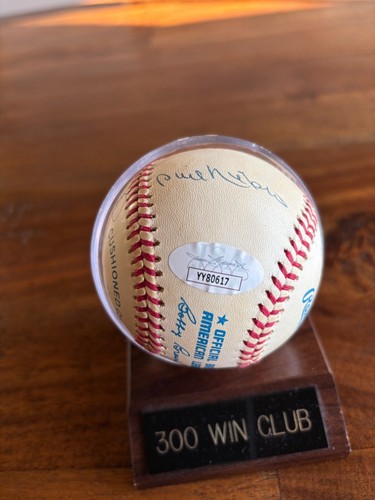 300 Win Club Ryan Seaver Carlton signed OAL (Brown) Ball JSA COA LOA 8 autos - Picture 7 of 12