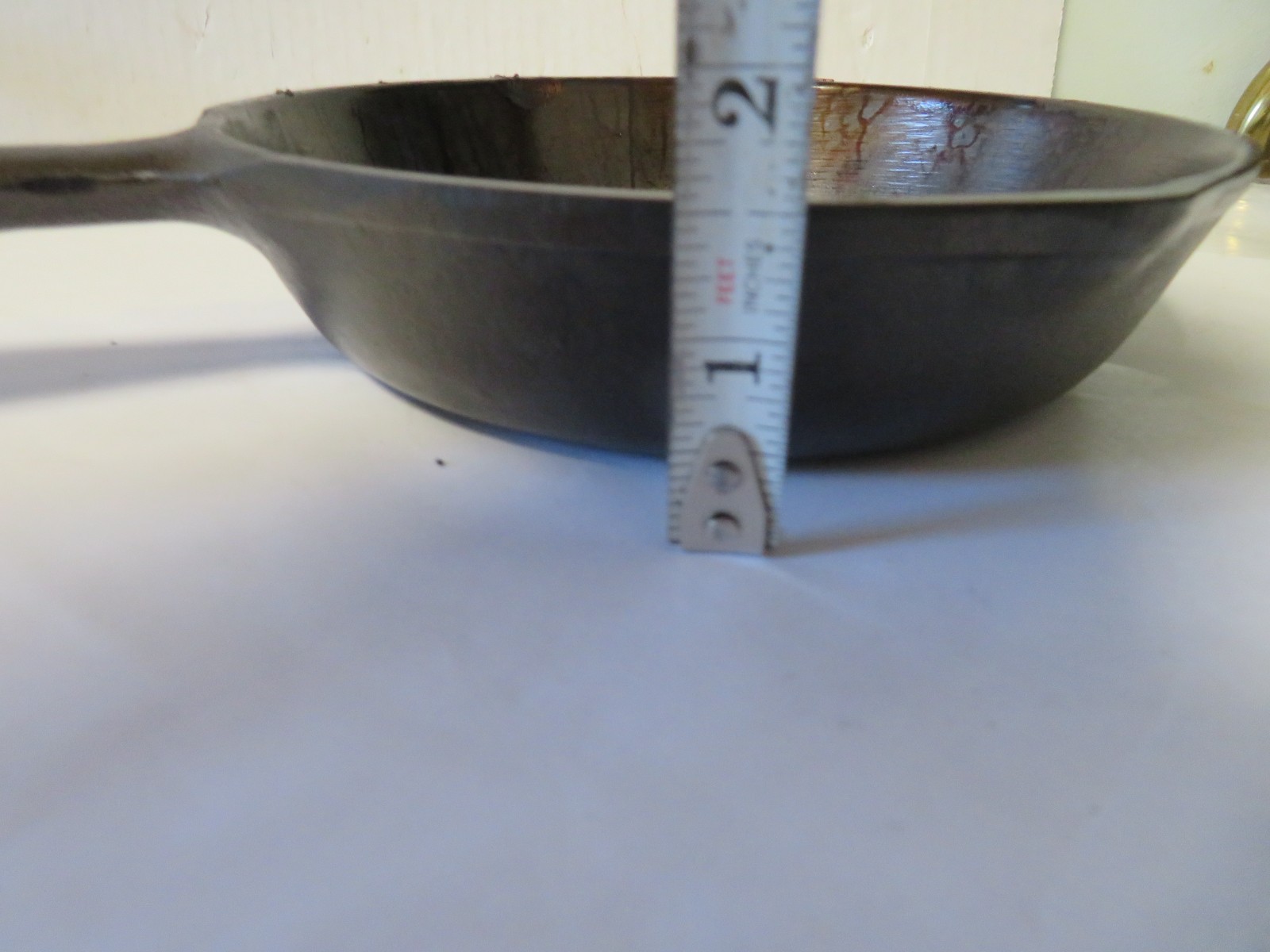 Vintage CAST IRON No. 3 Made USA  6 5/8" Small Skillet PAN HEAT RING Restored