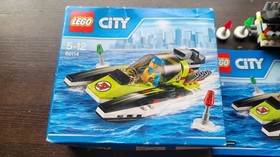 Complete + Box + Instructions Lego Set City 60114 Speedboat