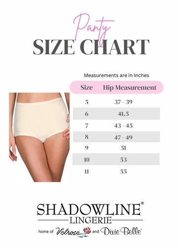 Shadowline Damen Unterwäsche Ivory Nude Perifrost Hipster Nylon Höschen 11032 - Bild 6 von 6