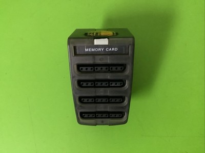 Mad Catz Multiplayer Adapter W Memory Card Slot PlayStation 2 PS2 #8608 - Tested