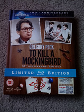 To Kill a Mockingbird Blu-ray 50th Anniversary LTD Edition (Blu-ray) New.Cert 12