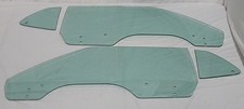 1969 1970 Ford Mustang Fastback Glass Bolt In Door Quarter Set Green 1069-70 1969 1970 Ford Mustang Fastback Glass Bolt In Door Quarter Set Green 1069-70