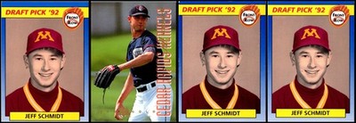 Jeff Schmidt (4) Card Lot -